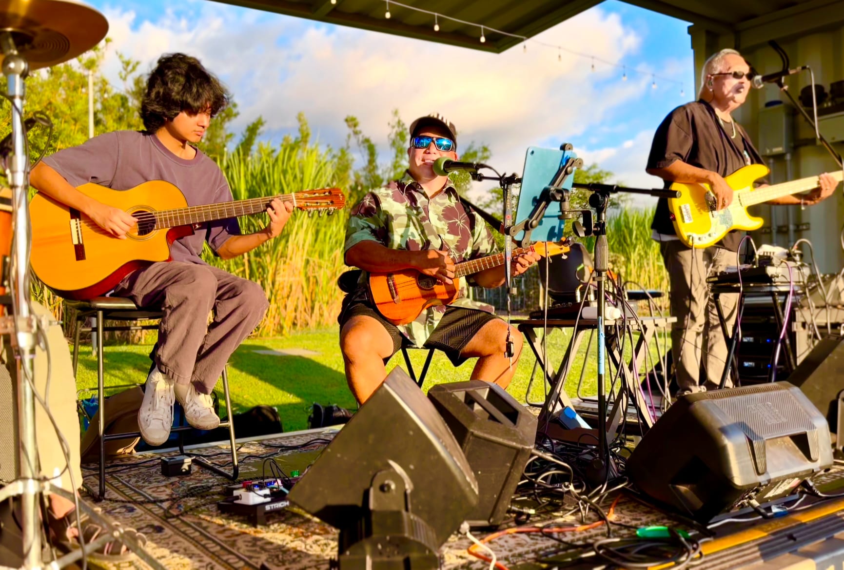 The Arlie Asiu Trio performing at Ocean Vodka